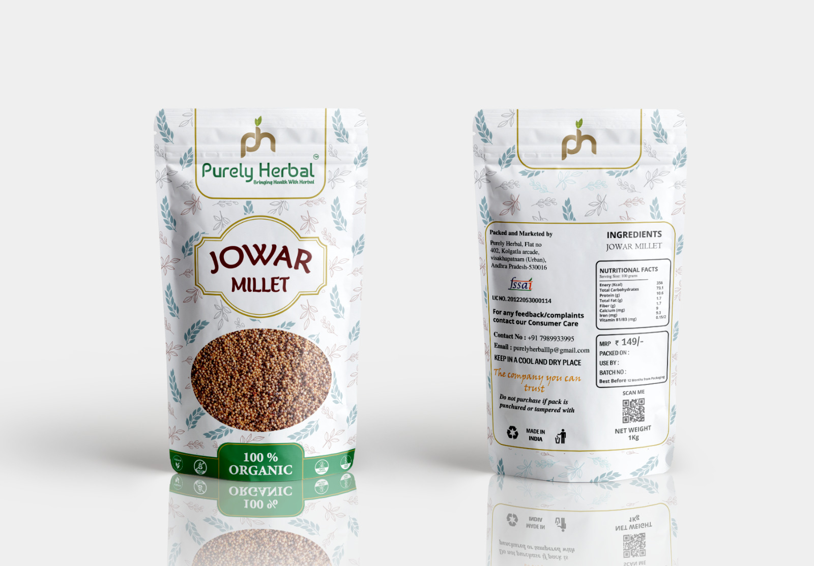 Purely Herbal Jower Millets