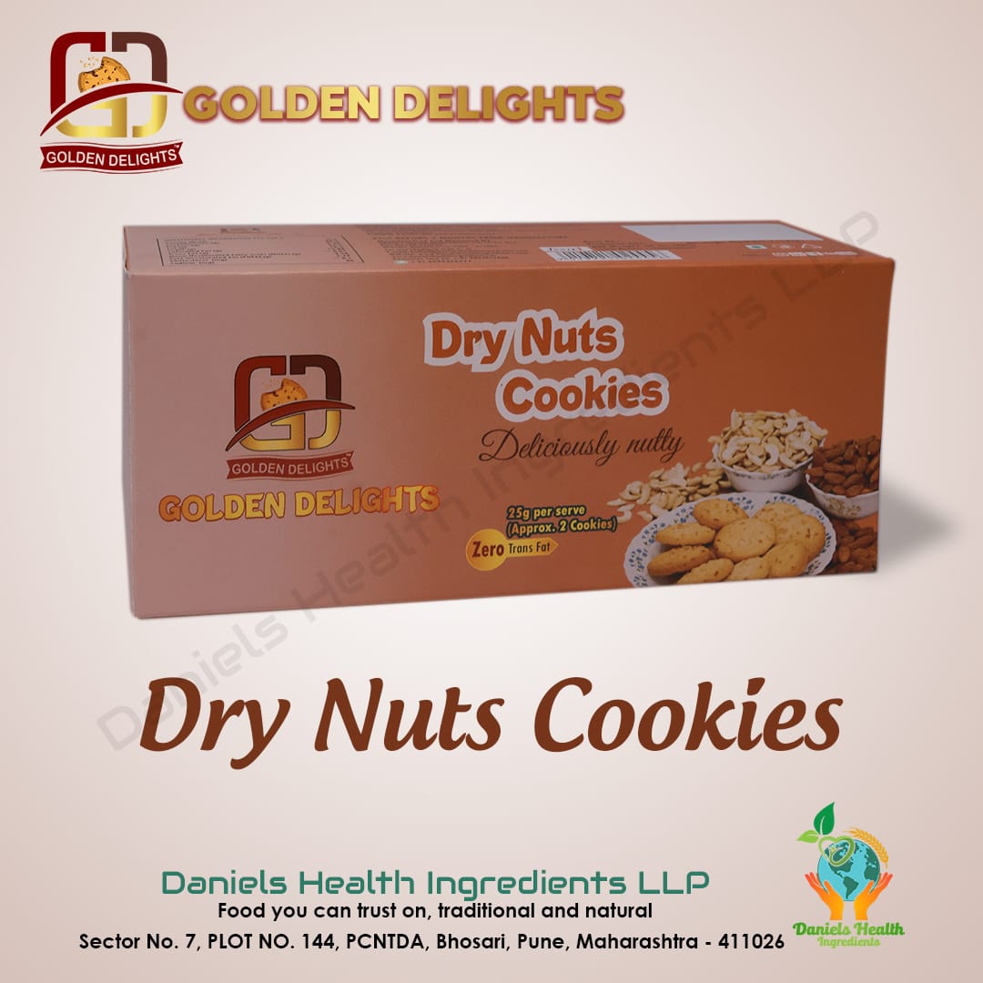 Golden Delights Dry Nuts  Cookies