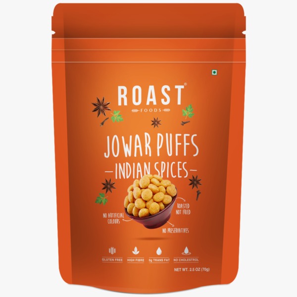 Roast Foods Jowar Puff Indian Spices