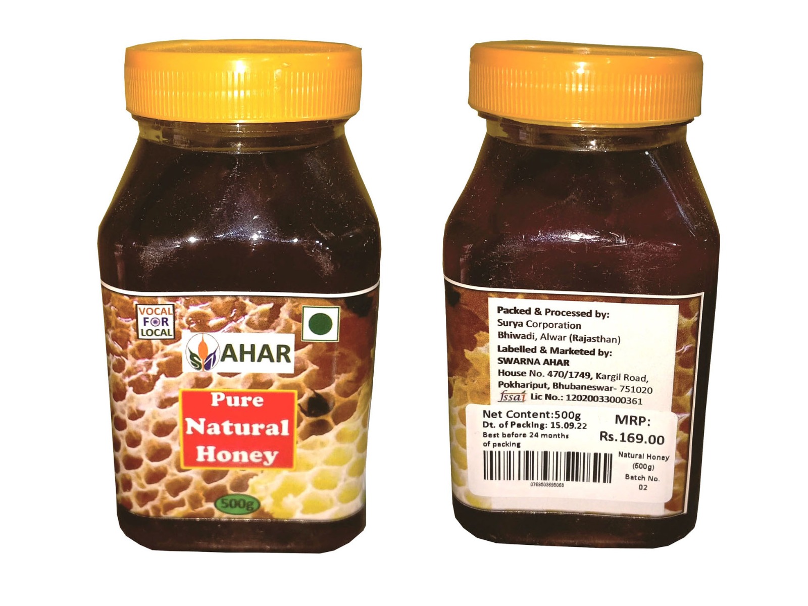 Ahar Organic Pure Natural Honey