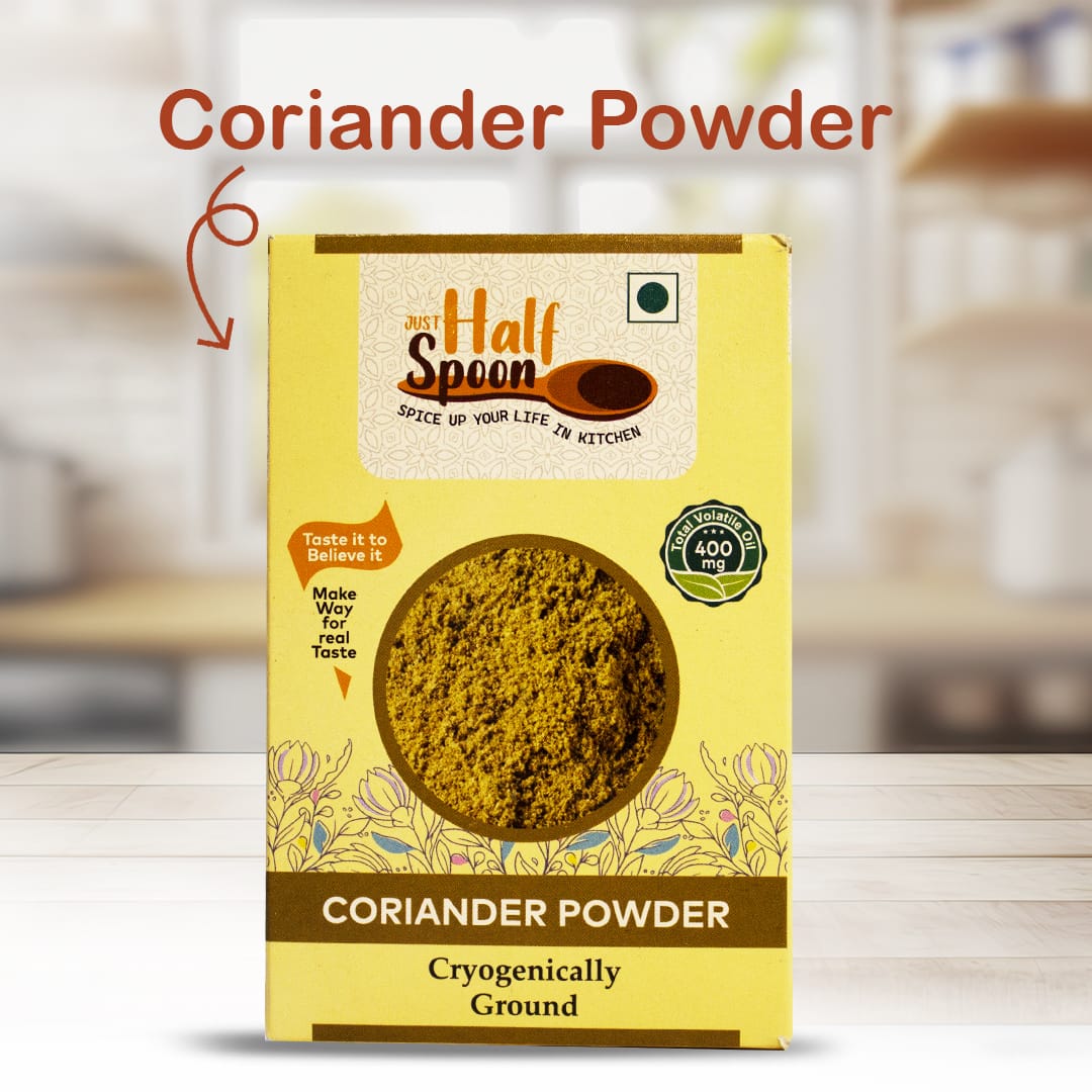 Just Half Spoon Coriander Powder