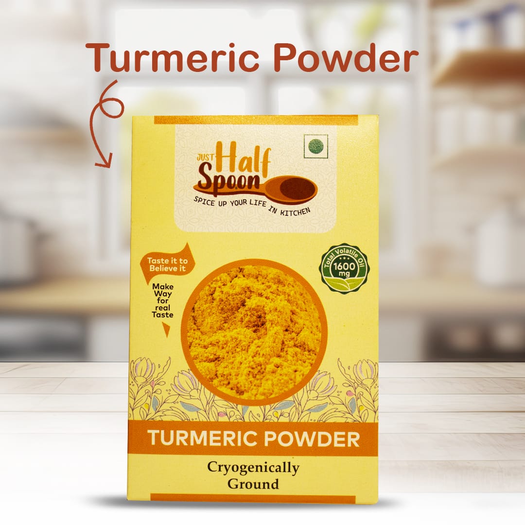 Just Half Spoon Turmeric Powder