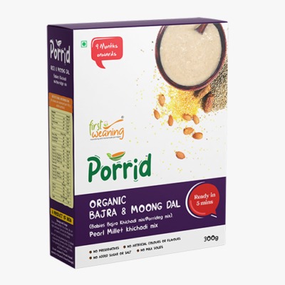 First Weaning Organic Bajra & Moong Dal